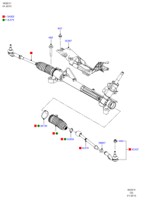 BV613A500EC-Rack,Steering Gear