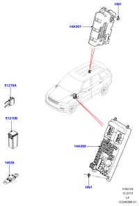 LR042132-BLOCK,MAIN FUSE