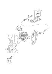 L8WD837349-Cover, door lock