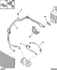 9435104980-Pipe, air conditioner refrigerating