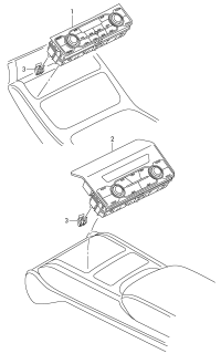 4H0820043N-Operation & display unit-climtronic