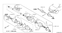 391014BB0B-SHAFT ASSY FRON