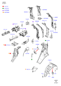 GN15N27865CC-Panel assy-side, inner lh