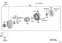 2706030210-ALTERNATOR, 12V 80A 4PK, TOYOTA