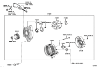 270600T170-ALTERNATOR, 12V 80A 4PK, TOYOTA