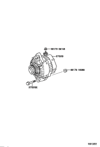 2706075240-ALTERNATOR, 12V 80A 4PK, TOYOTA