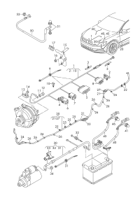 L5Q0971235A-Wiring harness-battery minus
