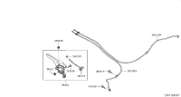 364022FJ0A-CABLE ASSY-PARKING BRAKE,FRONT