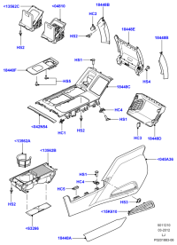FJV501360AYX-PANEL ASSY-LWR CRASH PAD