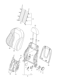 L4G8881045S-Mount assy., back