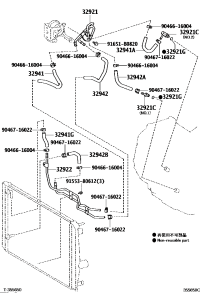 3290728040-TUBE, OIL COOLER INLET, NO.1