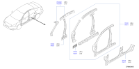 G6031JN0MA-BODY ASSY-SIDE,LH
