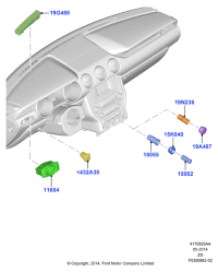 DG9Z11654FB-Sw assy-illum/black