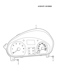 24569203-METER ASSY, COMBINAT