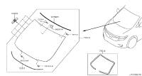 727521JA0A-Mould, windshield