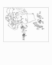 2032402417-ENGINE MOUNTING LFT/RHT-C(W204