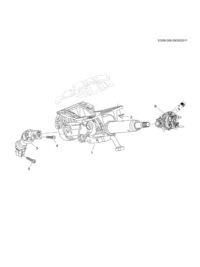 39019176-Column, steering (for rear 20150718)