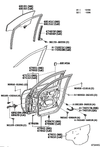 6814112512-RUN, FR DOOR GLASS