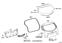 681050D160-GLASS SUB-ASSY, BACK