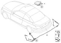 65209154413-Stay assy-gps antenna w/strip