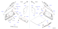 849082FL0A-FINISHER ASSY-LUGGAGE FLOOR,CENTER