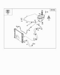 2115015382-RADIATOR HOSE W124/E200/E220
