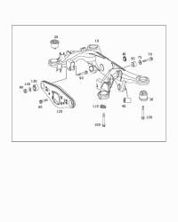 2303506900-Bracket, l. rr. axle