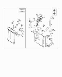 2105011882-RADIATOR HOSE W124/E200/E220