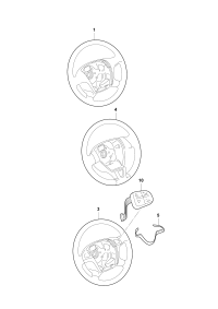 5LD419091B-Steering wheel: