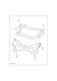 C00095006-Bolt-subfram rear to body