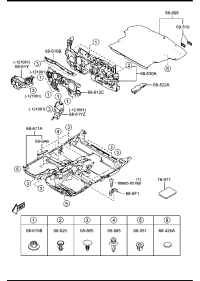 GS1D688E0B-Board (r), luggage compartment