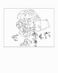 2032402517-ENGINE MOUNTING LFT/RHT-C(W204