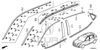 72221TRNH01-Garnish assy., r. fr