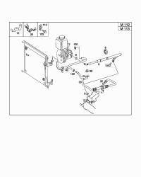 2204665081-RADIATOR HOSE W124/E200/E220