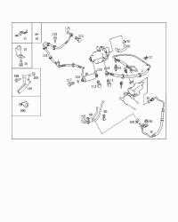 2204661281-RADIATOR HOSE W124/E200/E220