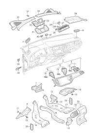 2GD819728-AIR VENT/AUDI Q7/2007-2015