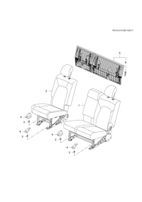 26216396-Seat assy-3rd