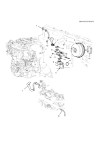 26683671-Hose, power brake booster vacuum (incl. 2,12)