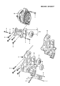 24538278-ALTERNATOR, 12V 80A 4PK, TOYOTA