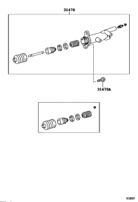 3147036330-CYLINDER ASSY, CLUTCH RELEASE