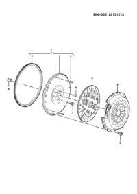24550939-FLYWHEEL ASSY