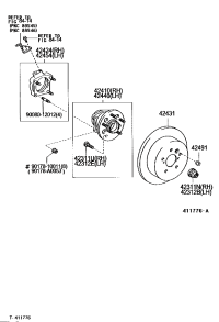 4241008010-HUB & BEARING ASSY