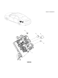 20914308-Block, rear body fuse
