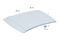 20678074009K28-Frame, sliding roof