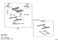 8580147050-Motor assy, power seat tilt, rh