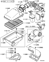 MR404845-COVER,AIRCLEANER