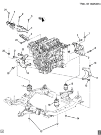 25840456-BRACKET,T/F MOUNTING