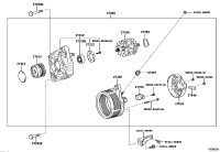 270600P080-ALTERNATOR, 12V 80A 4PK, TOYOTA