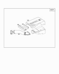 2710941282-RADIATOR HOSE W124/E200/E220