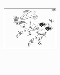 2750900082-RADIATOR HOSE W124/E200/E220